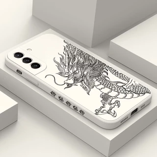 Estojo Telefônico Para Samsung Galaxy S21 S20 FE Ultra Plus S10 S10E S9 5G Capa Confortável Ragon Sketchd