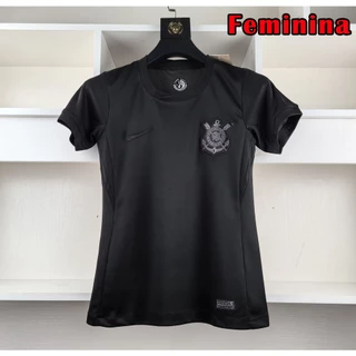 24-25 black away Camisa de futebol feminino