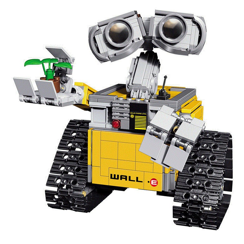 687pcs Compatível Lego Robot Story Series Wally Robot Boys Meninas Montagem Educacional Bloco de Brinquedos Brinquedos Presentes de Aniversário