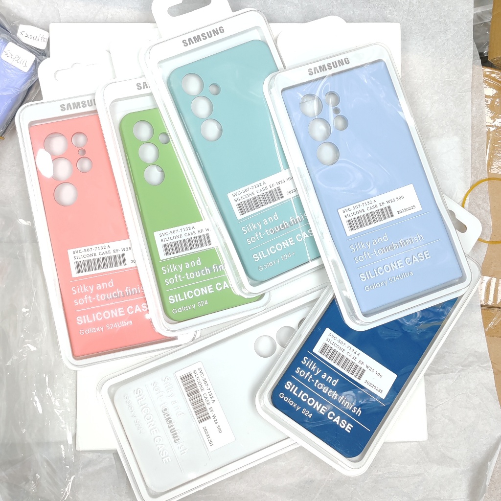 Proteção Abrangente Para Negócios De Cor Sólida Samsung Galaxy S23 S24 Plus Ultra 4G 5G Embalagem Completa De Precisão Com Furo De Toque Suave De silicone Líquido