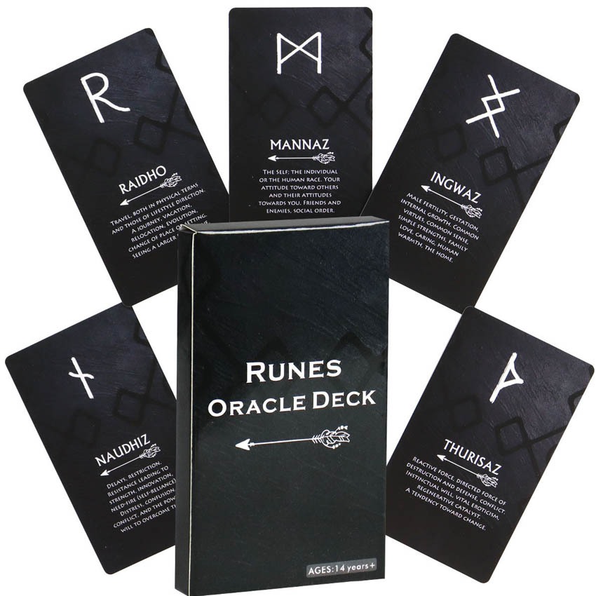 Runes Jogos De Cartas Oracle Deck Cards | Shopee Brasil
