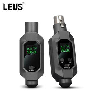 LEUS N2 UHF Conversor De Microfones Sem Fio XLR Transmissor E Receptor Sistema Para Dinâmicos