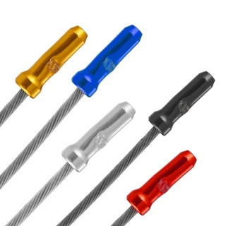 10Pcs Mudança Do Freio De Bicicleta Dicas De Cabo Interno De Alumínio Crimps Peças De Ciclismo Derailleur Shift Cables End Caps