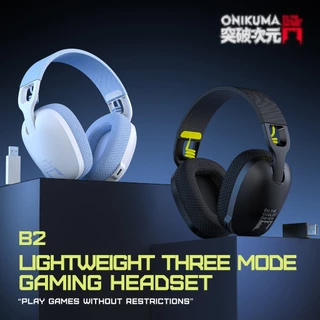 ONIKUMA B2 Fone De Ouvido Para Jogos Esportivos Eletrônicos Sem Fio De Três Modos Bluetooth 5.3/2.4G/AUX