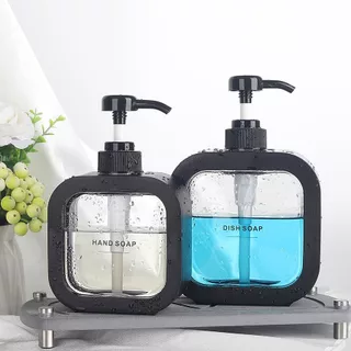 Dispensador De Sabão 300/500 ML Frascos Plástico Premium Bomba Para Cozinha