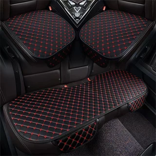 [Vendas Diretas de Fábrica] Carro Universal Couro Genuíno Respirável Isolamento térmico antiderrapante Isolamento térmico resistente ao desgaste Almofada do assento Interior Pro