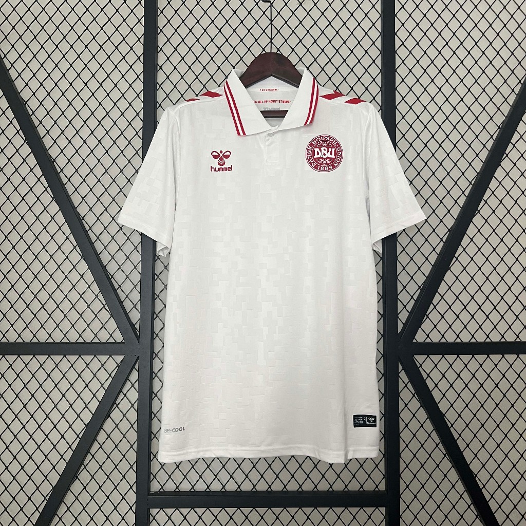 2024 Camisa De Futebol Dinamarca Away