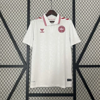 2024 Camisa De Futebol Dinamarca Away