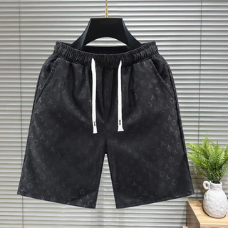 Shorts curtos masculinos versão completa flor escura estilo americano meninos Casual praia Shorts
