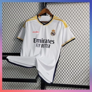 Real Madrid Camisa Da Equipe De Futebol Masculino 23/24 Home Futebol