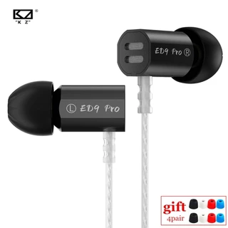 KZ ED9 PRO Bicos Fone De Ouvido Com Música Grave Pesada Febre HiFi Fones De Liga Metálica De Zinco Novo