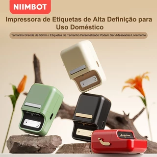 NIIMBOT B21 Impressora de Etiquetas Sem Fio, Impressão Rápida para Uso Doméstico e Escritório