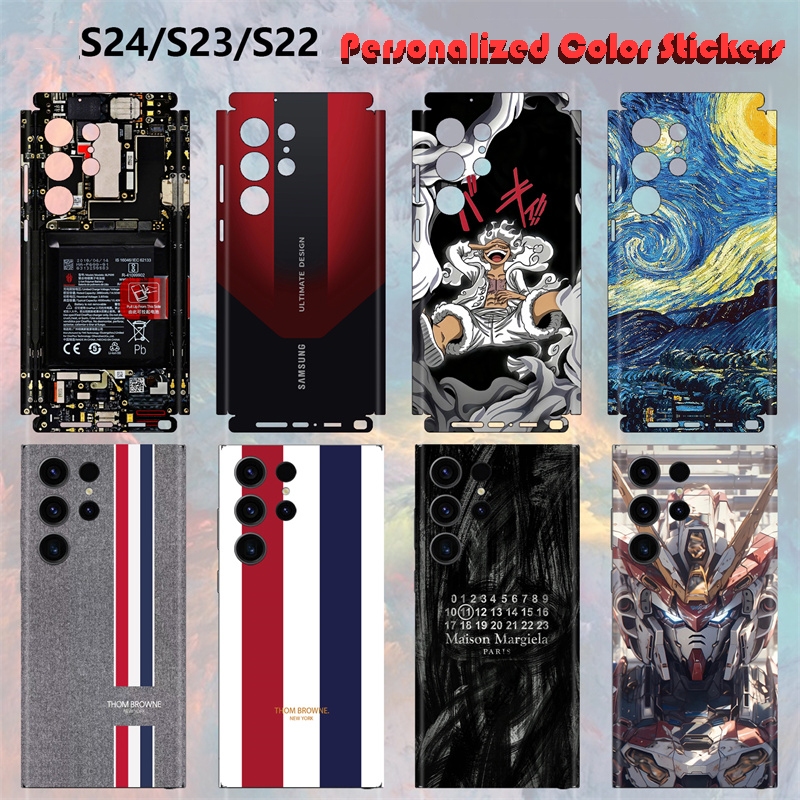 S24 Ultra Full Film Para Samsung Galaxy S24 Plus S23 S23 S22 S22 Adesivo Personalizado Telefone Celular