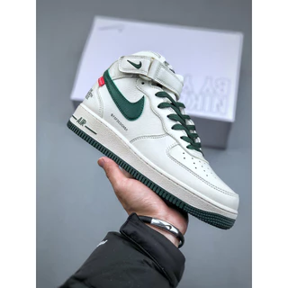 Novo Produto Original Força Aérea 1 Baixo 07 x Supremo x Fora da Junta Tripartita Branca Força Aérea Verde Branca No. 1 Tênis esportivo Casual de alta escola