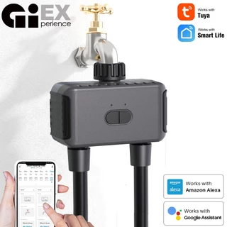 Temporizador De Irrigação Inteligente De 2 Zonas Sistema Automática Bluetooth WIFI Garden Drip Sprinkler Controller Válvula Smart Life Tuya