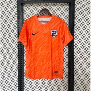 2024-25 inglaterra goleiro laranja camisa de futebol tailândia 1:1 (masculino)