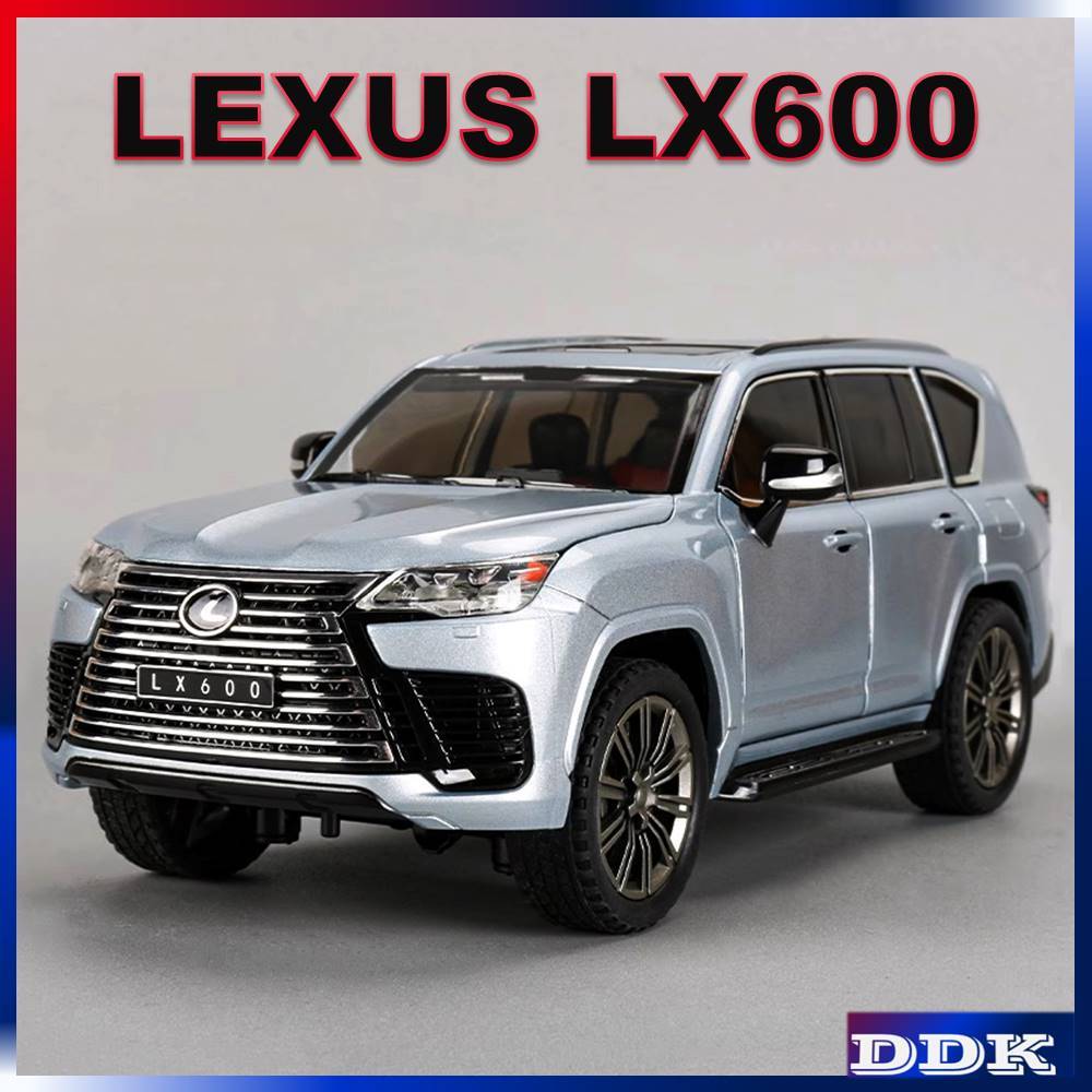 1 : 24 LEXUS LX600 Modelo De Liga Fundida Brinquedo Carro Crianças