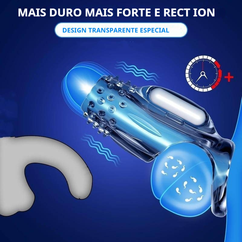 Anel vibratório, ejaculação retardada e ereção mais forte
