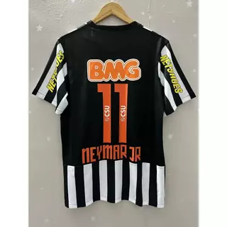 12-13 Santos NEYMAR JR Camiseta Personalizada De Alta Qualidade Retro Football Jersey