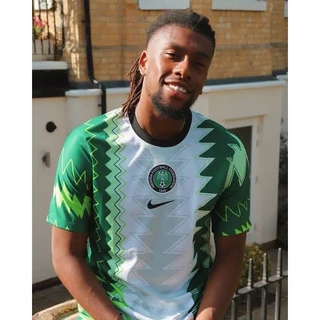 Nigeria Home Versão do ventilador de manga curta Jersey (Última peça)