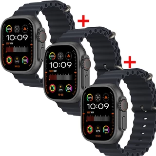 (3 Relógios) 2024 Nova Série De smartwatch multi-Tamanho , Detecção De Freqüência Cardíaca De Chamadas Bluetooth