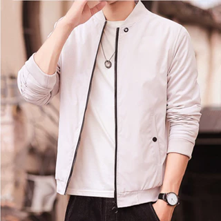Jaqueta masculina de lã grossa gola alta casual premium M-5XL