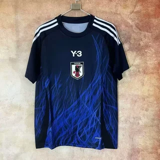 Seleção Nacional 24 /25 Home Jersey Seleção Japonesa Y3 Camisa Uniforme de Treinamento Esportivo de Futebol de Manga Curta Versão Tailandesa para Homens Pode Personalizar Nomes e Números