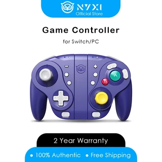 NYXI Wizard Controle de Jogo Bluetooth Gamepad Sem Fio Roxo Joypad para Nintendo Switch