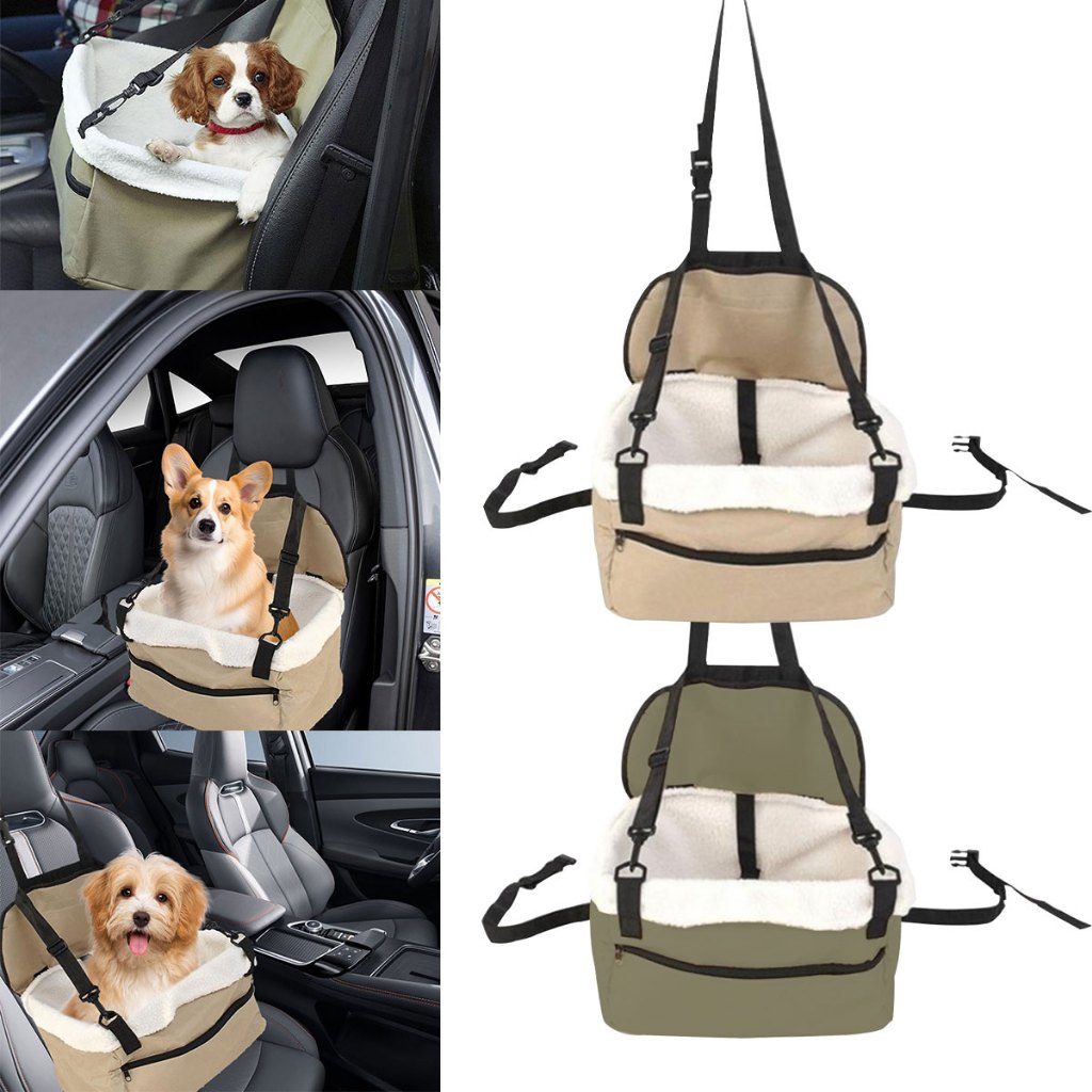 Acessórios De Viagem Para Carro 2 Em 1 Transporte Seguro De Cães De Estimação Saco Cachorro À Prova D'água Assento De Dobrável