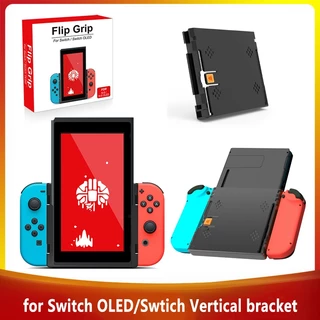 Joy con Grip Stand Suporte Flip Vertical Para Nintendo Switch OLED/Acessórios Jogos De Mão Modo