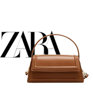 Zara Silver Casual Crossbody Bolsa de Ombro Feminina Pequena Bolsa Quadrada