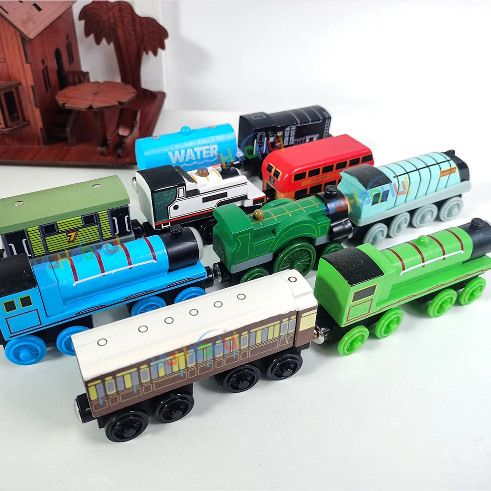 Thomas Front Magnetic E Amigos Modelo De Trem De Madeira Trilhos Compatíveis