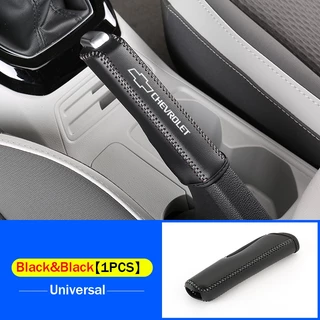 Para Chevrolet Spin Onix Malibu Trailblazer Cruze Gear Grab Handles Cover Travão De Mão Cobre Protetor De Couro Genuíno