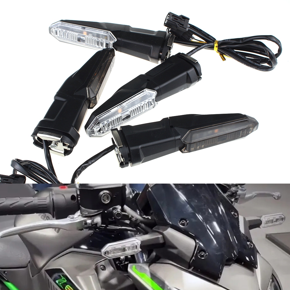 Pisca-LED De Motocicleta Para Kawasaki Ninja 125 400 650 1000 ZX