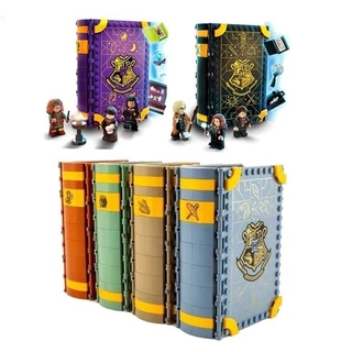 Harry Potter Magic Book Deformação Do Livro Mágico Medicina Feitiço Classe Ervas Blocos De Construção Compatíveis Brinquedos De Montagem Legoed