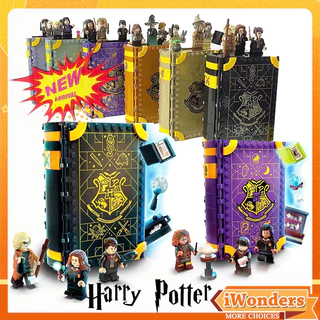Harry Potter Magic Book Deformação Do Livro Mágico Medicina Feitiço Classe Ervas Blocos De Construção Compatíveis Brinquedos De Montagem Legoed