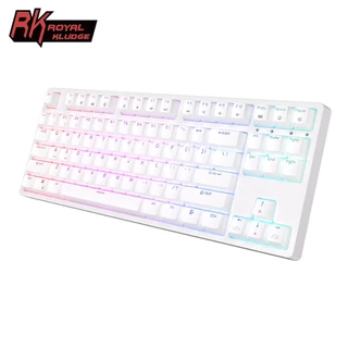 Royal Kludge 87 Chaves Com Luz De Fundo RGB Fio RK87 Mecânico