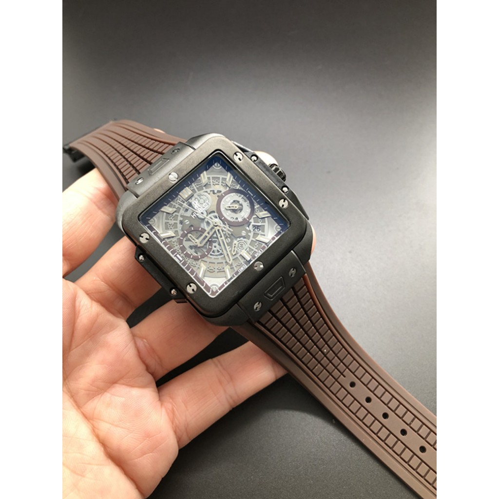 Novo Relógio Cronógrafo De Quartzo Para Homens À Prova D'água De Pulso De Silicone Luminoso Homem Vestido De Negócios