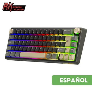 RK ROYAL KLUDGE RKR65 Junta Com Fio Teclado Mecânico De Swapple Hot