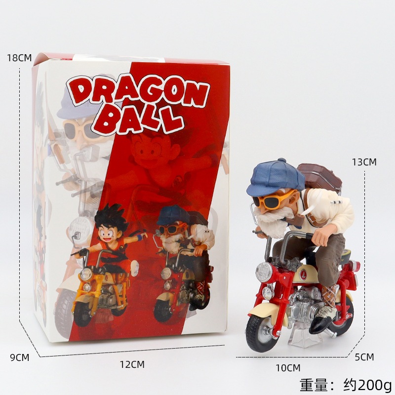 13cm Dragon Ball Z Ação Figura Son Goku Master Roshi Kakarotto