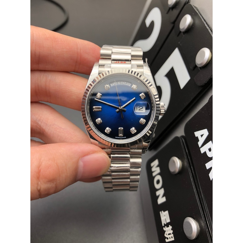 Relógio Mecânico Automático Masculino Automático, Relógio Mecânico à prova d'água de 41mm, Relógio Mecânico Masculino de Safira de Alta Moda