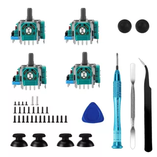 Substituição De Joysticks Analógicos 3D Para O Controlador PS5 , Kit De Ferramentas De Reparo Compatível Com Playstation 5 DualSense , Joystick Chave De Fenda