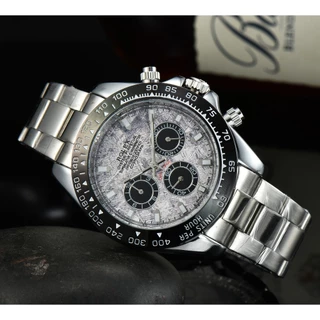 Relógio Masculino De Luxo De Marca ROLEXS De Quartzo Cerâmica Com Luneta Multifuncional De Aço Pulseira Luminosa Série De Relógios Masculinos Da Moda E