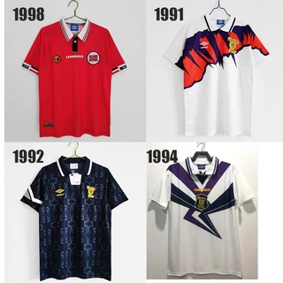 1991-1992-1994-1998 Game Season Retro Football Jersey Home Away Jersey Camisa Personalizada Personalizada