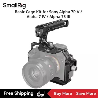 Kit De Gaiola E SmallRig Full Cage Para Sony Alpha 7R V/7 IV 7S III/1 # 3667B 3668B 3669C