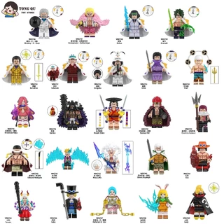 One PIECE Minifigures Luffy Building Block Doll Collection Modelo de Coleção de Bonecas de Aniversário