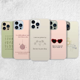Folklore Taylor Song Lyrics Capa De Silicone Para iPhone 11 12 13 15 14 Pro Max 8 7 Plus X XR Traseira Da