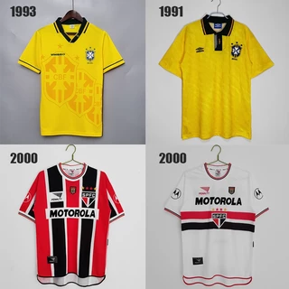 19991-1993-2000-2001 Jogo Temporada Retro Futebol Camisa Competitiva Camisa Jersey
