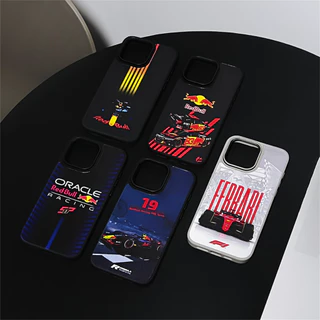 Capa De Celular INS Racer F1 Skin Touch 2 Em 1 Série Compatível Com iPhone 12 13 14 15 11 Pro Max 12 15 11 14 13 11 Plus Rígida Anti-Queda E À Prova De Choque