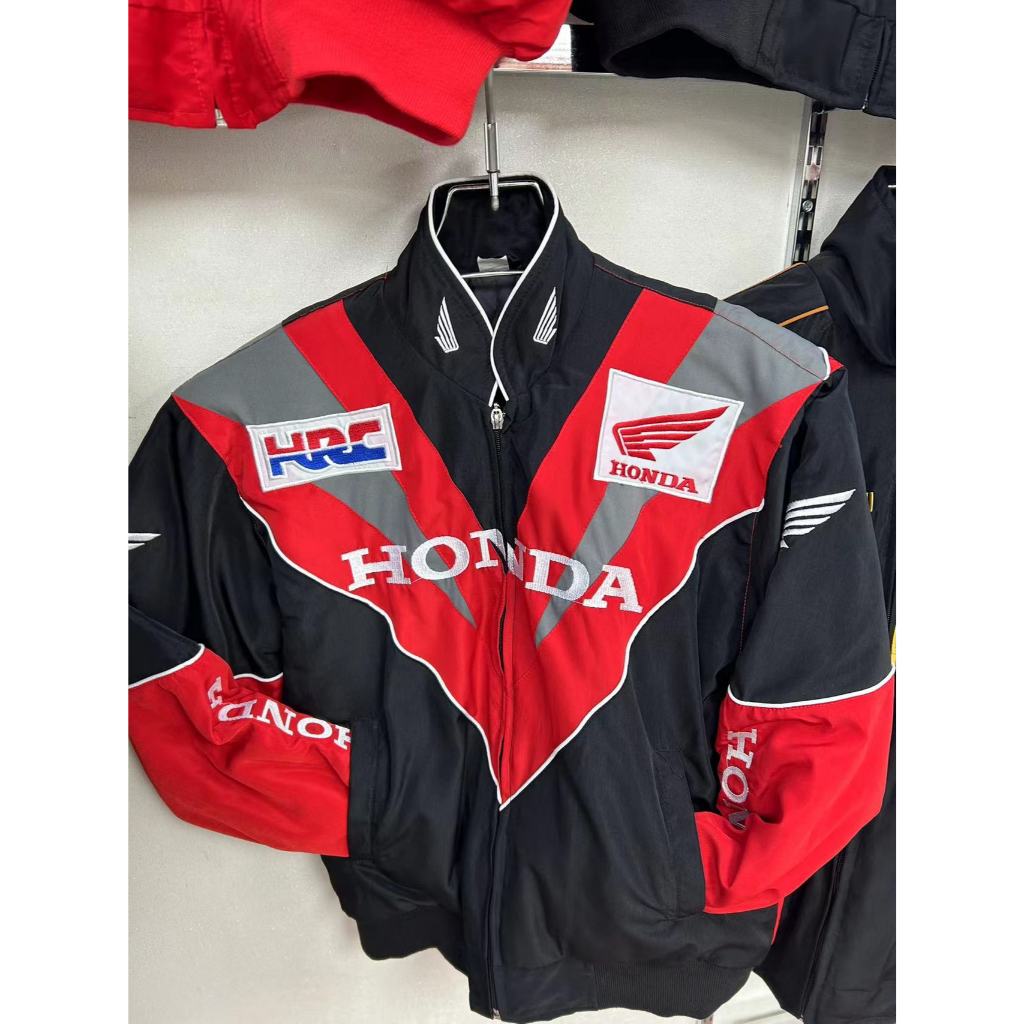 Jaqueta De Motocicleta Real Bordada Winter Plus Tamanho Inverno Mais Adequada Para Mulheres E Homens F1 Racing